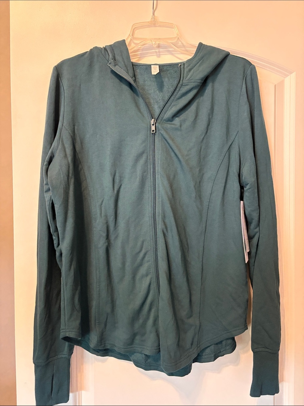 NWT Threads 4 Thought Reactive Zip-Up Hoodie teal NEW